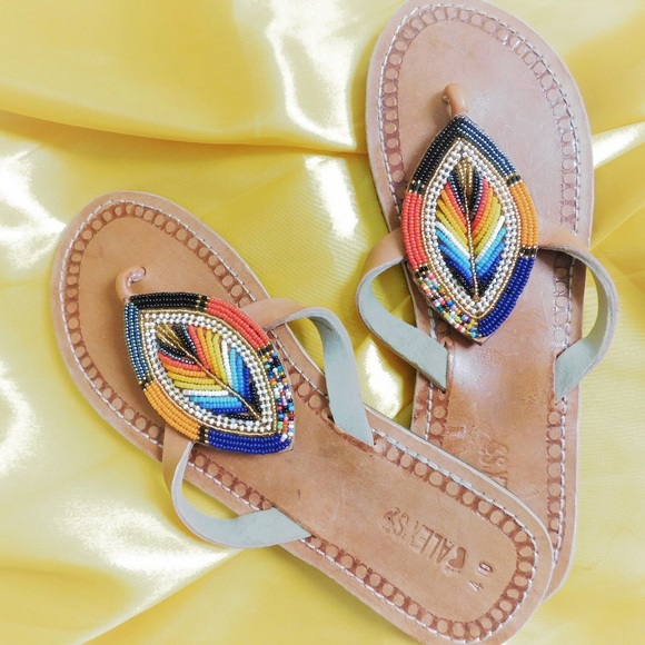Shoes Beautiful Kenyan Beaded Shoe Poshmark